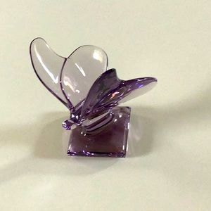 Baccarat purple butterfly